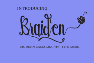 Braiden Font: Elevating Brand Identity with Modern Calligraphy