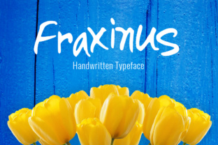 Fraxinus: A Modern Handwritten Font for Makers