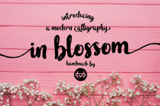 In Blossom: A Bold Handwritten Font for Web Design