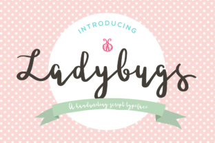Ladybugs Font: A Handwritten Typeface for Web Design