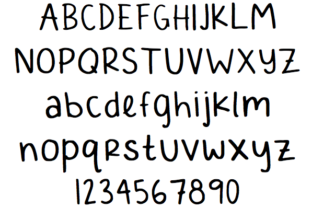 LF Scrawl: A Handwritten Font for Digital Charm