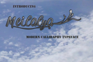 Meilalya: A Modern Script Typeface for Editorial Design