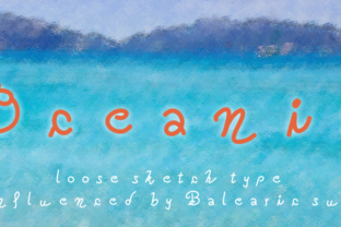 Oceania Font: A Handwritten Typeface for Makers