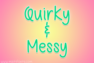 Quirky and Messy Font for Brand Identity