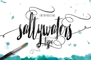 Saltywaters: A Handcrafted Font for Branding