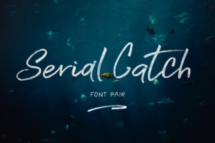 Serial Catch: A Handcrafted Typeface for Editorial Design