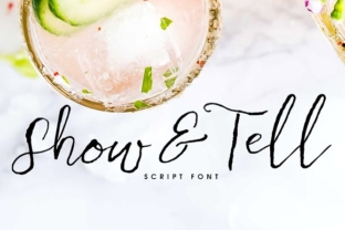 Show Tell: A Handcrafted Font for Digital Design