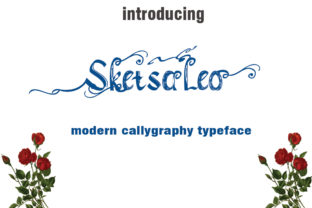 Sketsa Leo: A Modern Script Font for Web Design