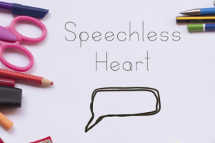 Speechless Heart Font for Branding