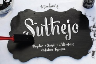 Suthejo: A Premium Script Font for Web Design