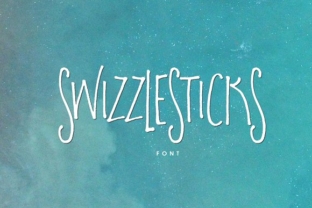 Swizzlesticks Font for Handmade Makers