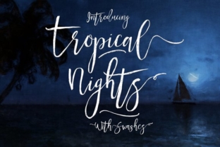 Tropical Nights Font for Web Designers
