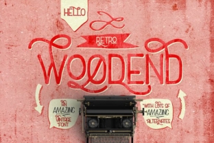 Woodend: A Handcrafted Font for Bold Branding